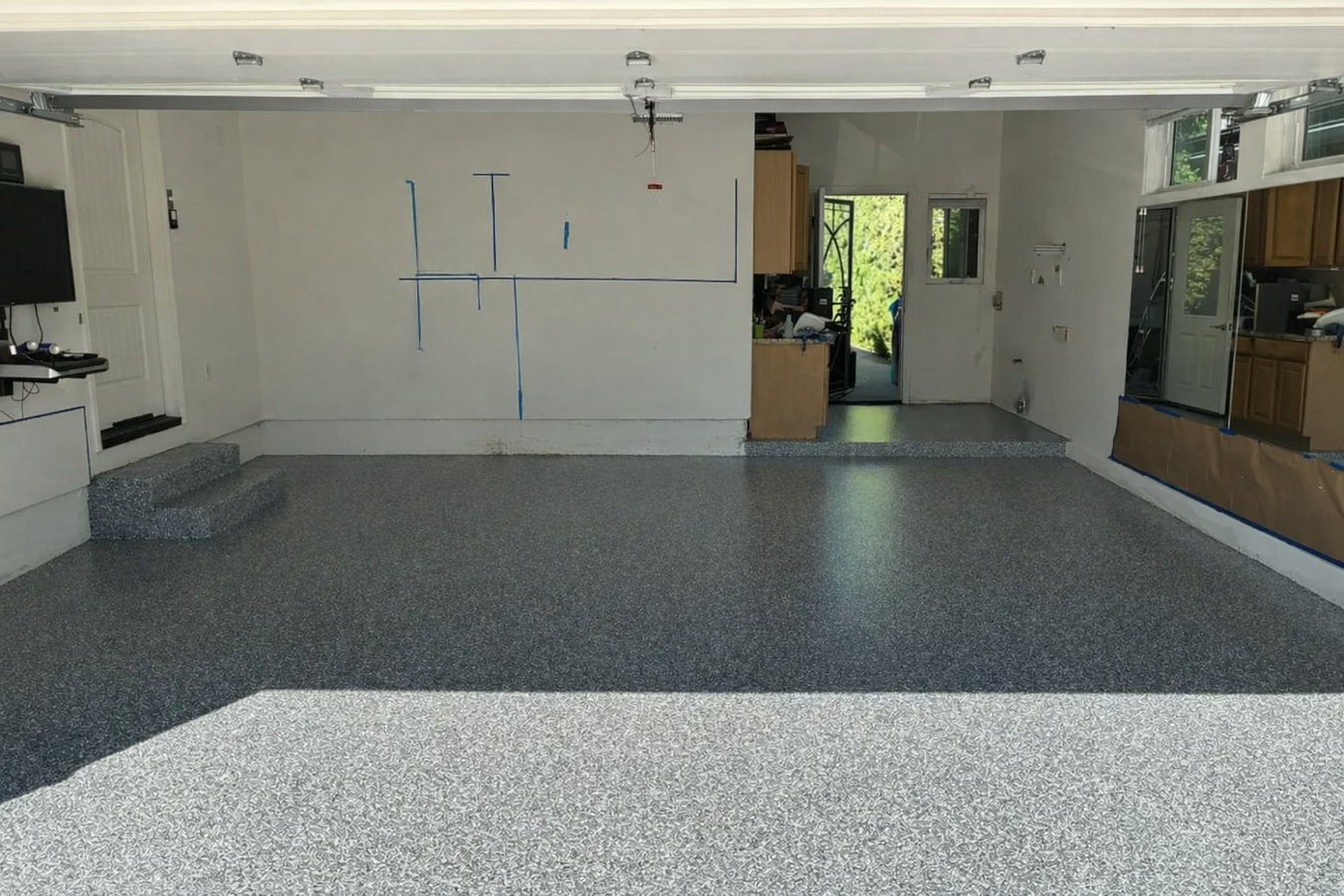 Concrete floor installation