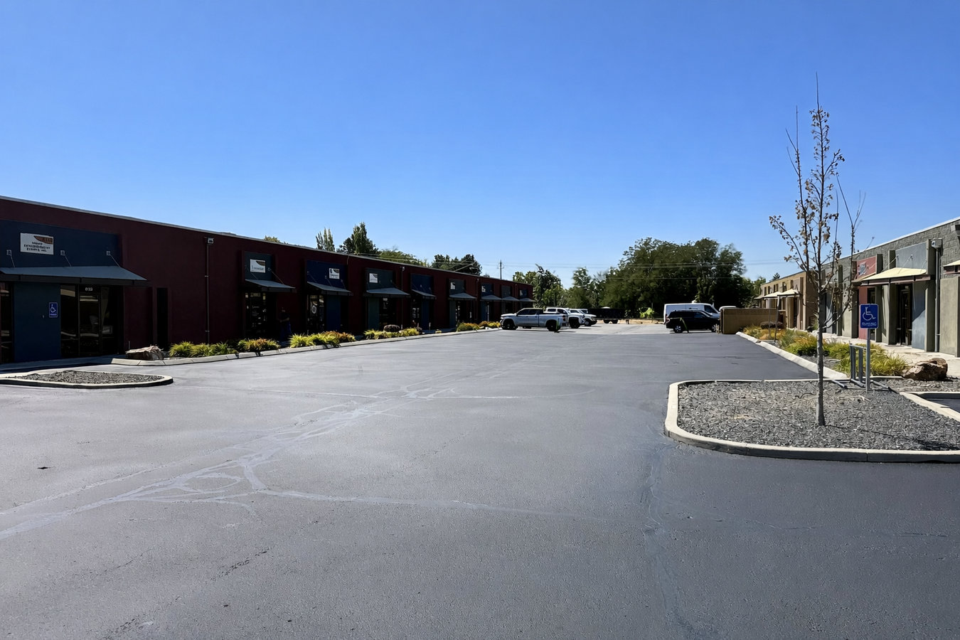 Concrete parking lot building in San Luis Obispo, CA