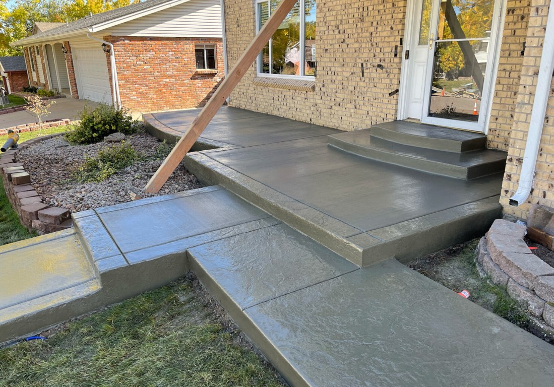 Custom concrete sidewalks and walkways in San Luis Obispo, CA